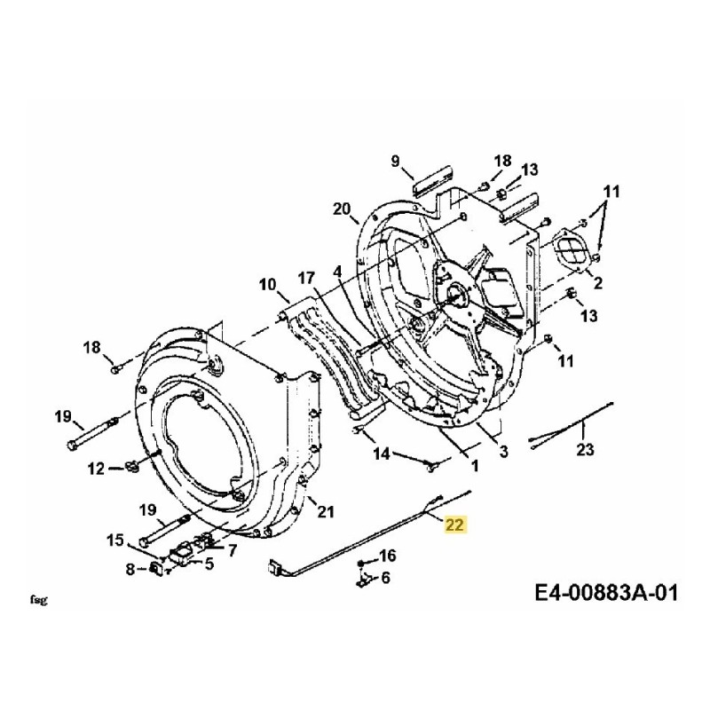 WIRE HARNESS 629-0241A ORIGINAL MTD