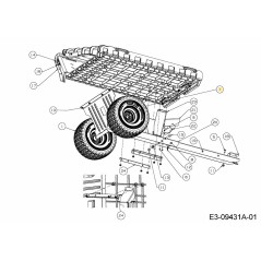 Achswelle 711-06444 Original MTD | Newgardenstore.eu