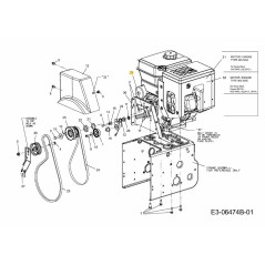 BRKT-BELT KEEPER 790-00167A ORIGINAL MTD