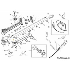 ALLOGGIAMENTO DELL'ALBERO DI TRASMISSIONE 092.63.890 ORIGINALE MTD | Newgardenstore.eu
