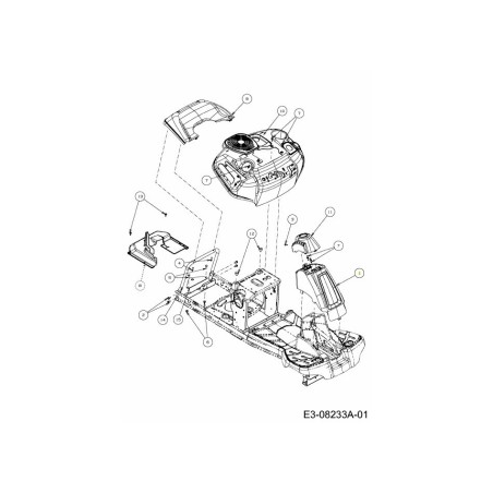 Abdeckung Kette/Schiene 631-05064 Original MTD | Newgardenstore.eu