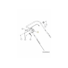 Kombi-Steckdosenschalter. 725-04982 Original MTD