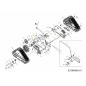 ROUE D'ESSIEU ARRIÈRE 738-05044 D'ORIGINE MTD