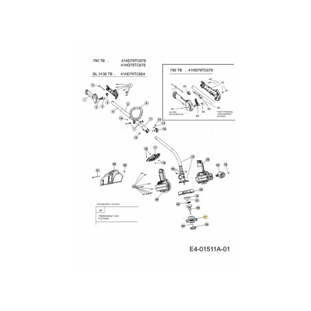 Trimmerkopf 753-05165 Original MTD | Newgardenstore.eu
