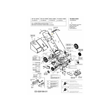 Upper handle 749-1092A ORIGINAL MTD | Newgardenstore.eu