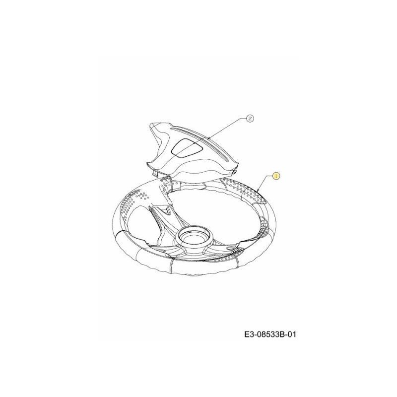 WHL ASM STRG 3 RAZZE SOFTGRIP 631-04008B ORIGINALE MTD