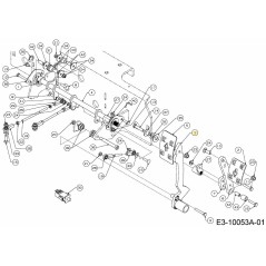 VORWÄRTSPEDAL 680-00441-CY ORIGINAL MTD | Newgardenstore.eu