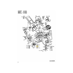 WHL COMPL 8x2 SWAV GRIGIO PL 734-1826 ORIGINALE MTD | Newgardenstore.eu