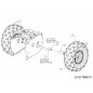 Achse-Rad 738-04493 ORIGINAL MTD Achse-Rad 738-04493 ORIGINAL MTD