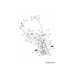 IDRAULICA A BIELLA 747-07792 ORIGINALE MTD