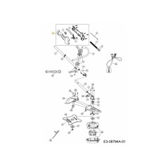 Gasgriff kpl. 753-08317 Original MTD