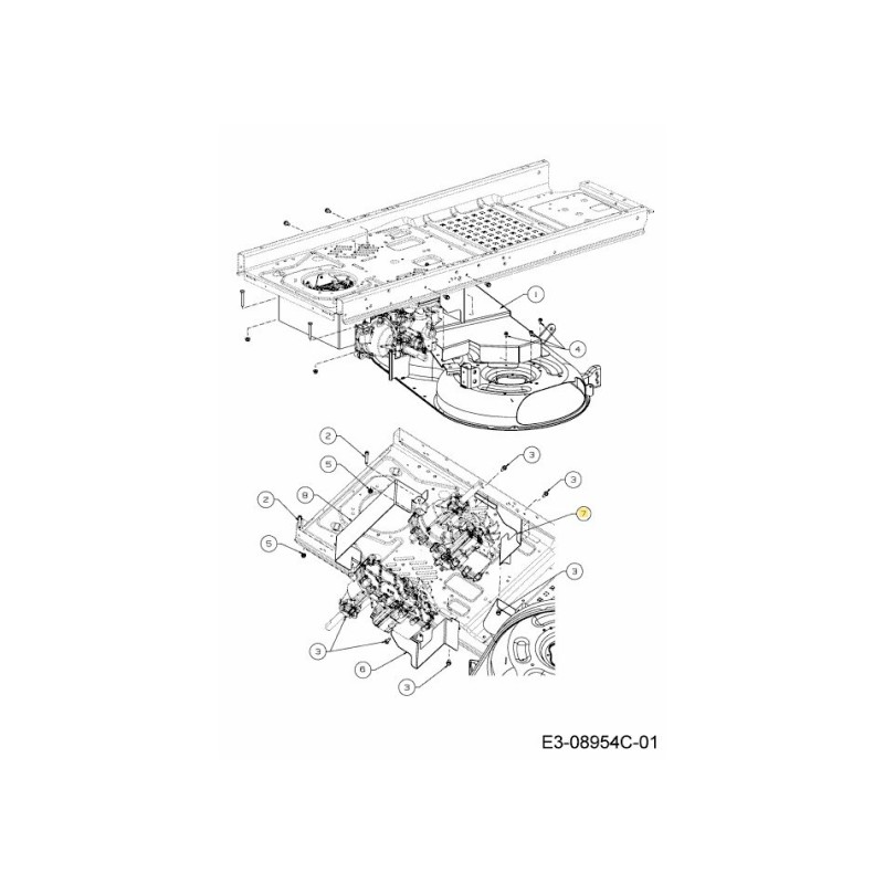 COPERTINA DX 783-08829A-S ORIGINALE MTD COPERTINA DX 783-08829A-S ORIGINALE MTD