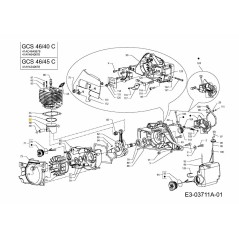 PISTONE STIHL SG-2050871 ORIGINALE MTD | Newgardenstore.eu