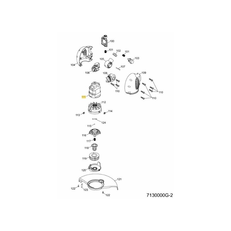 MOTORE COMPLETO. 724-04154 ORIGINALE MTD