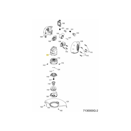MOTORE COMPLETO. 724-04154 ORIGINALE MTD | Newgardenstore.eu