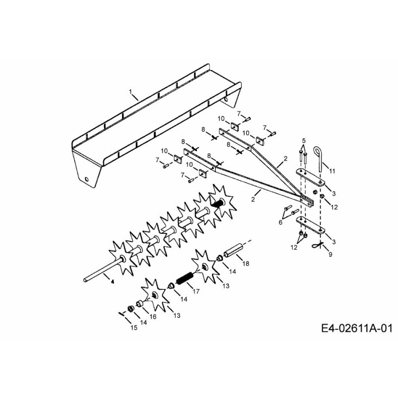 CORTADORA DE EJES AF-26143 ORIGINAL MTD