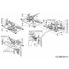 ATTUATORE DEL BRACCIO 703-07803A ORIGINALE MTD