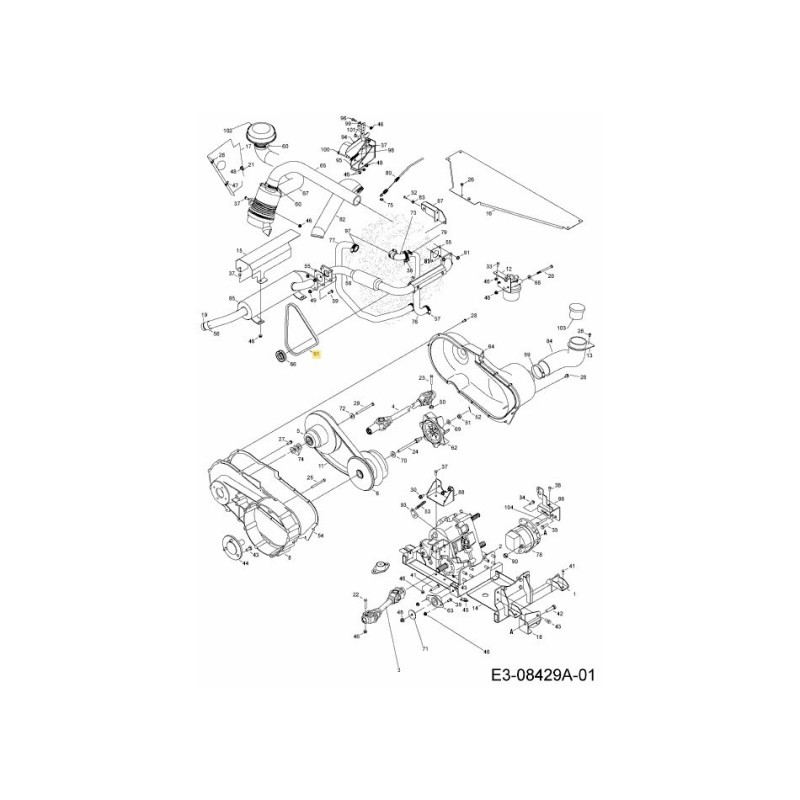 V-Belt 754-04225 ORIGINAL MTD