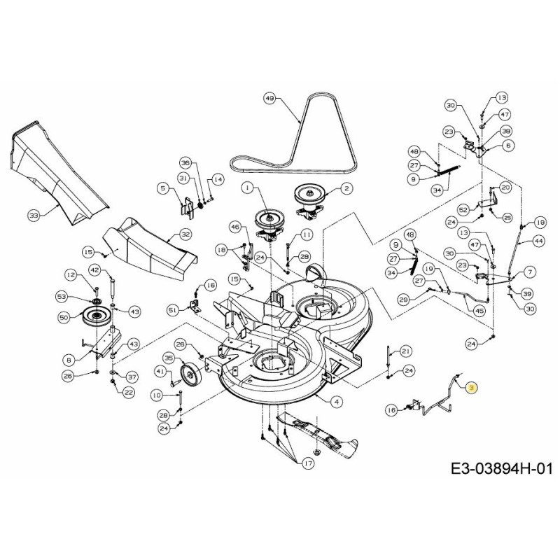 Stangenmontage:FR:105cm 647-04143A ORIGINAL MTD Stangenmontage:FR:105cm 647-04143A ORIGINAL MTD