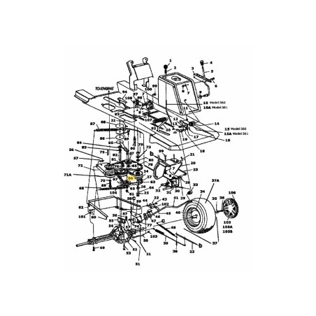 „V“-Riemenscheibe 6,0 x 5/8-36 Hub 656-0002 Original MTD | Newgardenstore.eu