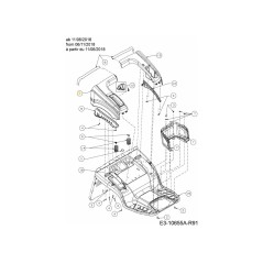 Abdeckung:RH:RD:BLK 631-05644 ORIGINAL MONTAGE | Newgardenstore.eu