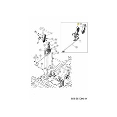 ACTUATOR RH 719-05614A ORIGINAL MTD