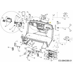 INDICADOR CINTURÓN DE SEGURIDAD 725-06160 ORIGINAL MTD | Newgardenstore.eu
