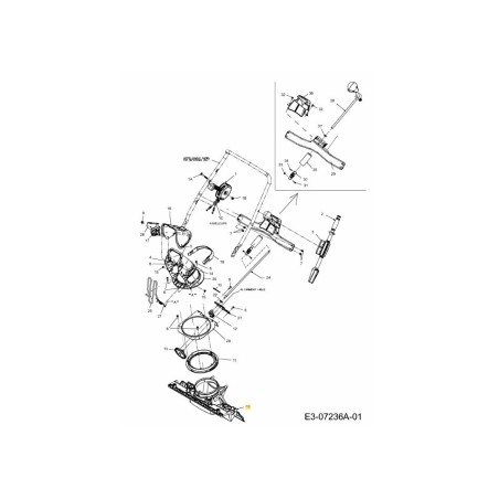 ADAPTER CHUTE 731-07626B ORIGINAL MTD | Newgardenstore.eu