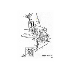 ARBRE DE DENT 738-0896 ORIGINAL MTD | Newgardenstore.eu