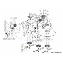 Klinge: 25": Hoher Hub 742-05179 Original MTD