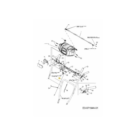 THROTTLE CABLE: SPEED SELECT.: 746-04518 ORIGINAL MTD | Newgardenstore.eu