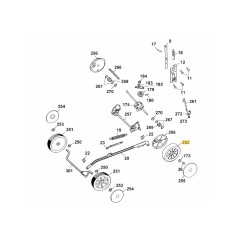 4605050 RUOTA DA 200 mm (NUOVA PREMI 4605050 ORIGINALE MTD | Newgardenstore.eu