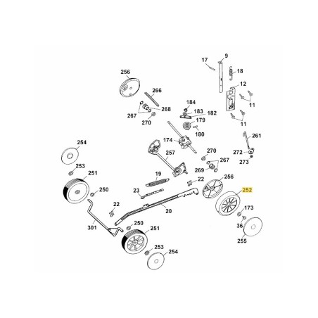 4605050 200mm RAD (NEU PREMI 4605050 ORIGINAL MTD | Newgardenstore.eu