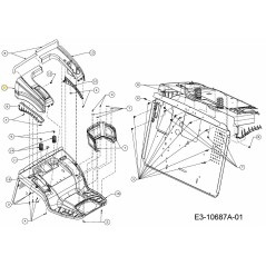 COVER ASM:RH:RD:GRAY 631-05645A ORIGINAL MTD