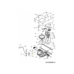 ARBRE DE LEVIER INFÉRIEUR 787-01469BCY ORIGINAL MTD | Newgardenstore.eu