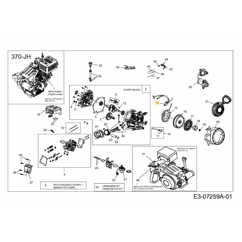 Zündspule 751-12013 Original MTD