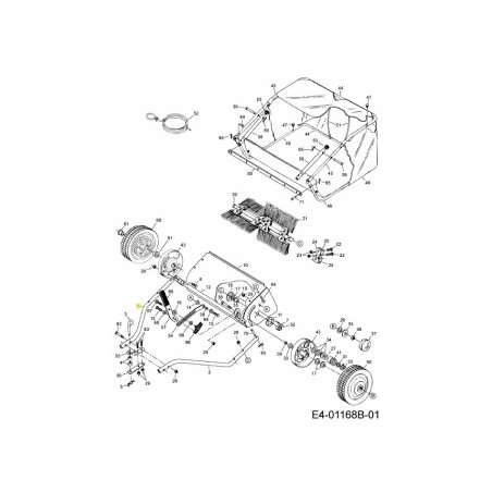 BEIN, RECHTE HAND AF-40612 ORIGINAL MTD | Newgardenstore.eu