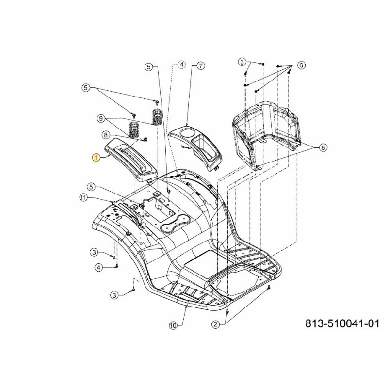 Abdeckung:RH:RD:GRAY 631-05646A ORIGINAL MTD