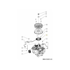 BOBINA DE CARGA 651-08155 ORIGINAL MTD | Newgardenstore.eu