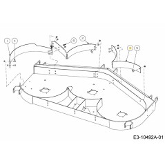 BAFFLE MULCH LH 703-10797-CY ORIGINAL MTD | Newgardenstore.eu