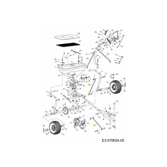 ABRAZADERA DE ENGANCHE AF-23525 ORIGINAL MTD | Newgardenstore.eu