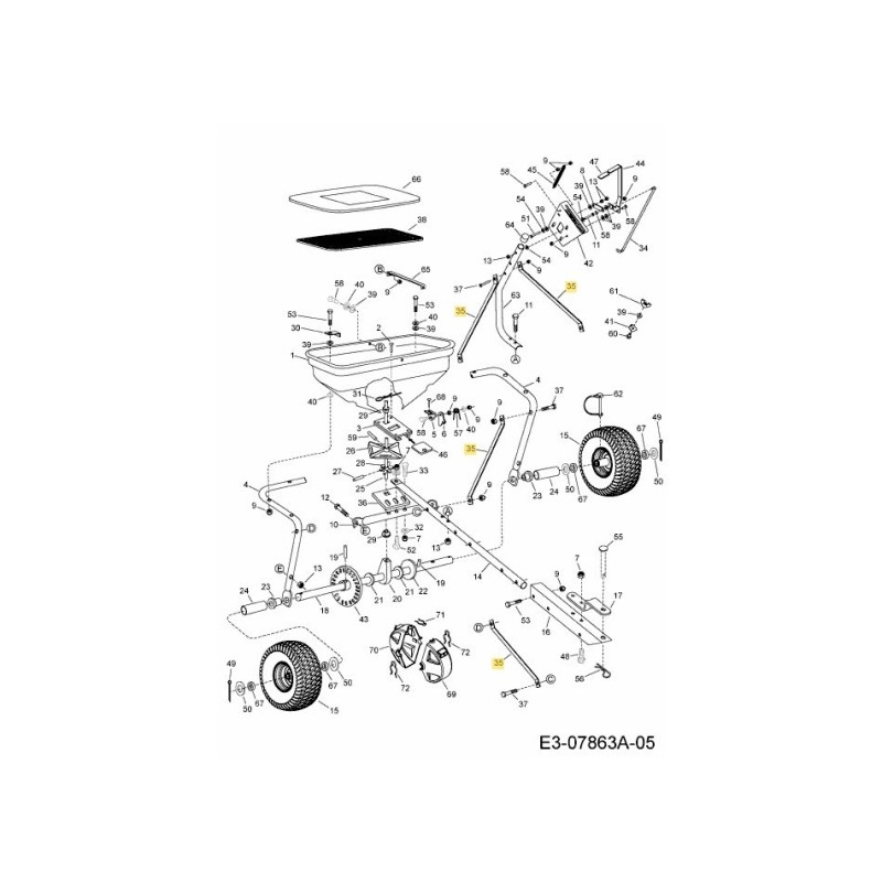 BRACE, HITCH AF-23525 ORIGINAL MTD