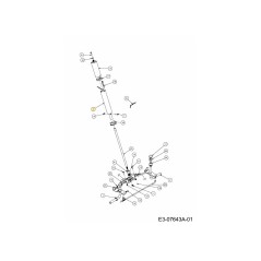 TUBE ASM INFÉRIEUR 683-04762 ORIGINAL MTD | Newgardenstore.eu
