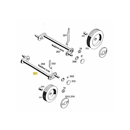 Achse 4760030 Original MTD | Newgardenstore.eu