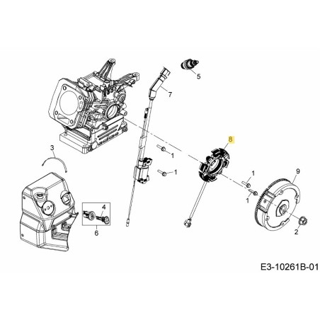 BOBINA DE CARGA 751-16526 ORIGINAL MTD | Newgardenstore.eu