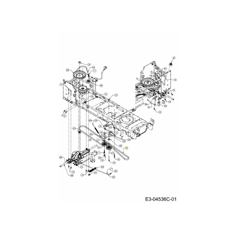 COURROIE : V TYPE : 5L : 90,93 : POLY 754-0467A ORIGINAL MTD COURROIE : V TYPE : 5L : 90,93 : POLY 754-0467A ORIGINAL MTD