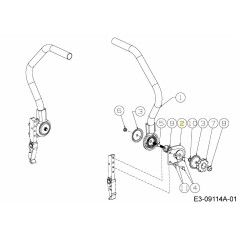 AJUSTE DE SOPORTE 603-05113 ORIGINAL MTD | Newgardenstore.eu