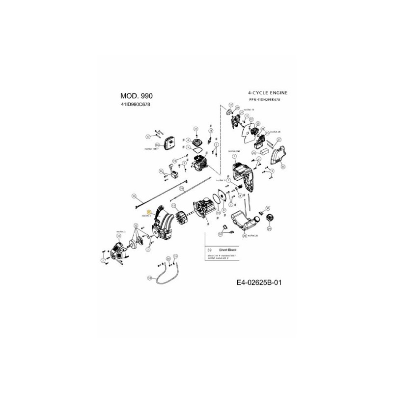 ALLOGGIAMENTO MOTORINO DI AVVIAMENTO MTD ROSSO 753-06314 ORIGINALE MTD