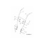 SUPPORT DE TRÉMIE TUBE GAUCHE 749-04309 ORIGINAL MTD