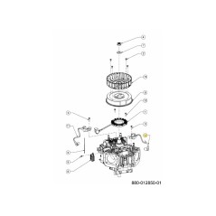 BOBINA DE ENCENDIDO DERECHA 751-21249 ORIGINAL MTD